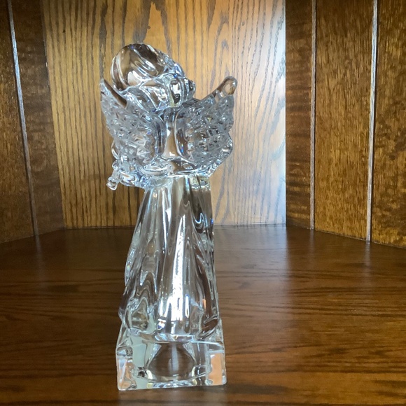 Vintage 1990s MIKASA Lead Crystal Angelic Violin Figurine - Picture 2 of 5